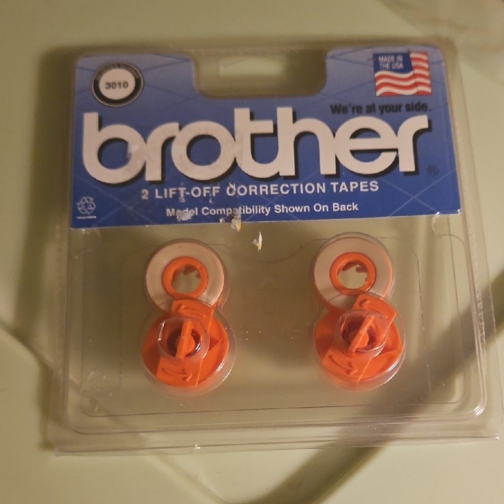 🌟3/$25🌟 Brother Electric Typewriter Lift Off Correction New 2 Pack MPN 3010